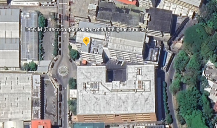 The 'Lubianka' headquarters of the DGCIM: 10°30'03"N 66°49'07"W