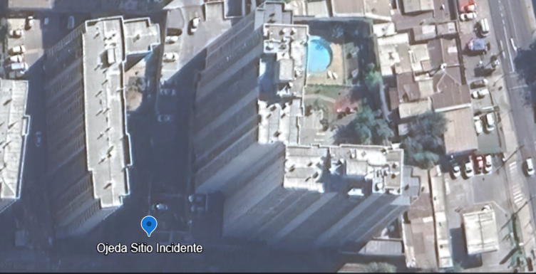 Building where Ojeda lived — 33°25'05"S 70°39'53"W