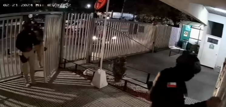 CCTV footage — abduction team