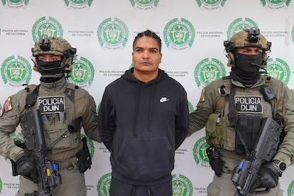 Larry Álvarez, one of Tren de Aragua's leaders, captured in Colombia (Colombian National Police / EFE)