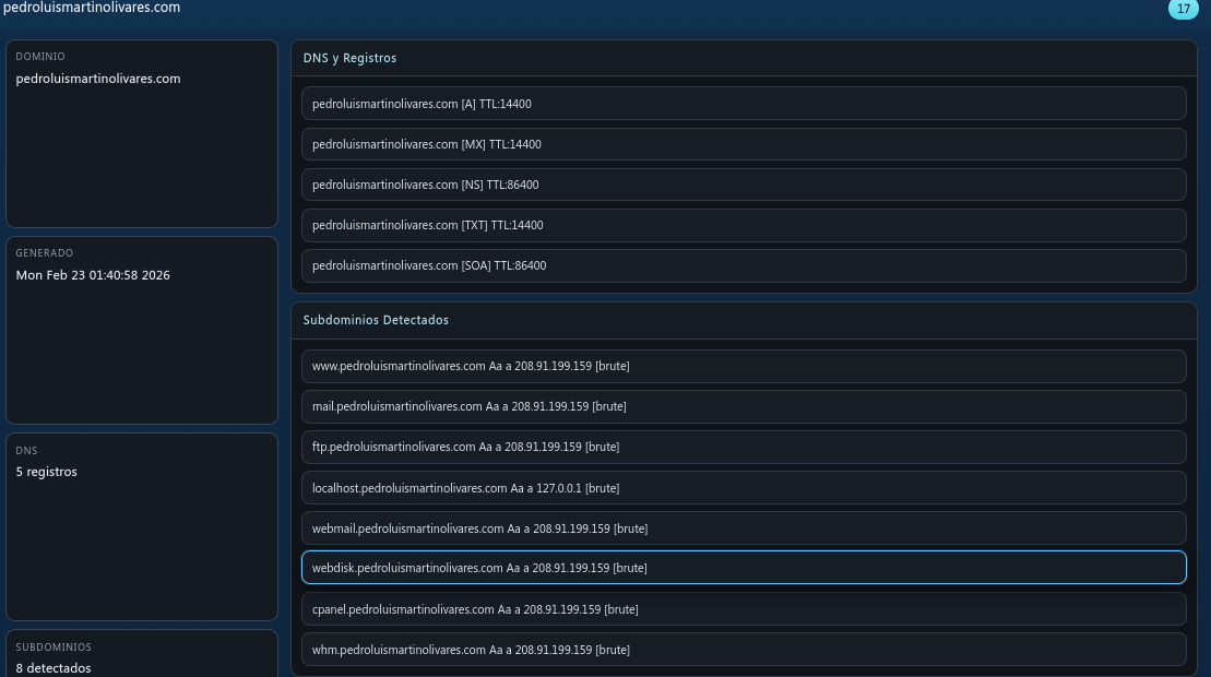 cPanel discovery through enumeration
